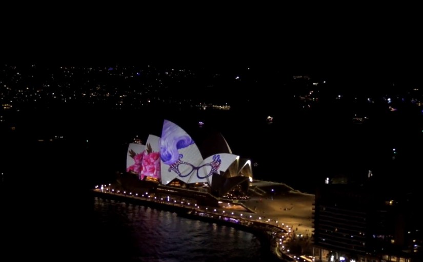 Sydney Opera House Lit In Tribute To Barry&nbsp;Humphries