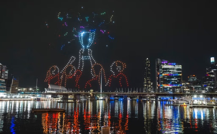 Cockle Bay Drone Shows Mark A Week Until ‘AFC Women’s Asian Cup – Australia&nbsp;2026’